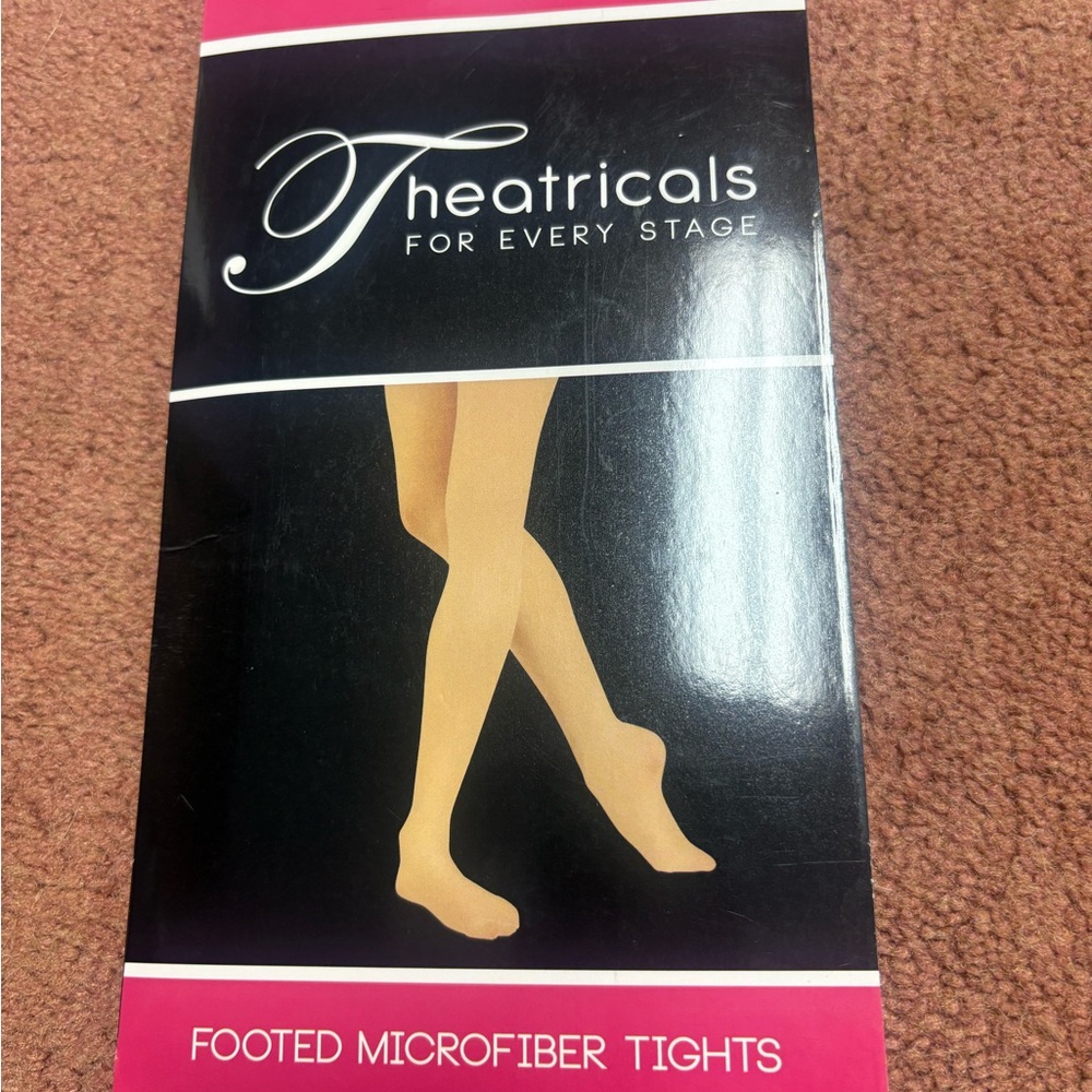 Theatricals Kids Tan Footed Microfiber Leggings